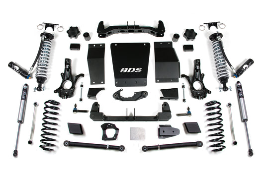 BDS SUSPENSION 6 Inch Lift Kit - FOX 2.5 Coil-Over - Chevy/GMC Suburban- Tahoe- Yukon/XL 1500 (15-19) 4WD BDS731F
