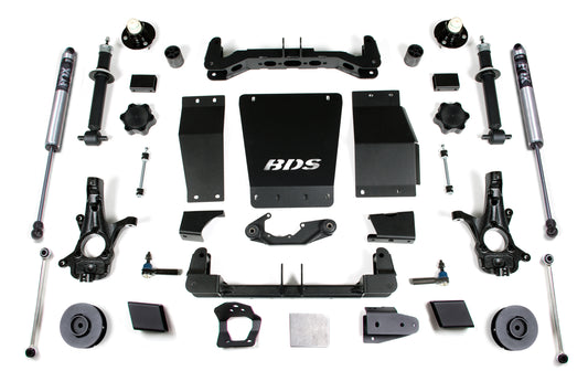 BDS SUSPENSION 4 Inch Lift Kit - Chevy/GMC Suburban- Tahoe- Yukon/XL 1500 (15-19) 4WD BDS734FS