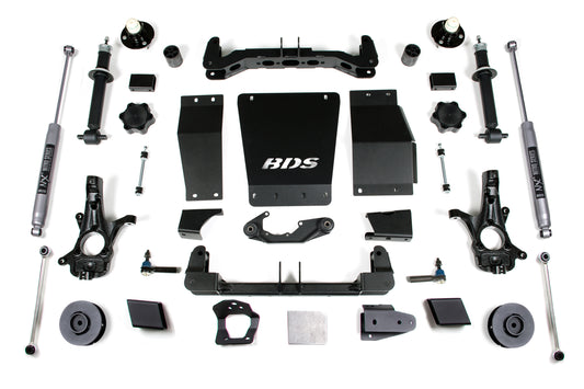 BDS SUSPENSION 4 Inch Lift Kit - Chevy/GMC Suburban- Tahoe- Yukon/XL 1500 (15-19) 4WD BDS733H