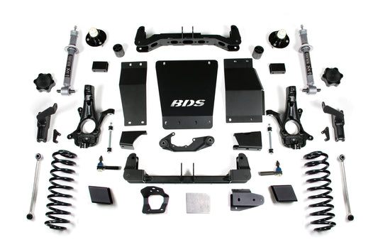 BDS SUSPENSION 6 Inch Lift Kit - Chevy/GMC Suburban- Tahoe- Yukon/XL 1500 (15-19) 4WD - Autoride Equipped BDS736H