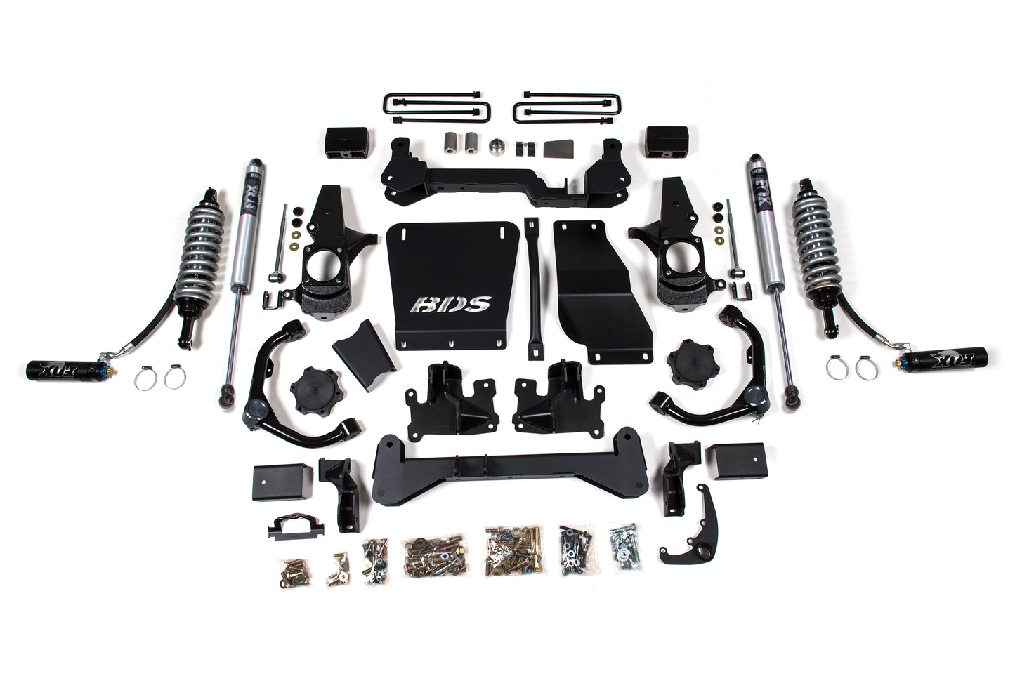BDS SUSPENSION 4.5 Inch Lift Kit - FOX 2.5 Coil-Over Conversion - Chevy Silverado Or GMC Sierra 2500HD/3500HD (01-10) - Diesel BDS740FDSC