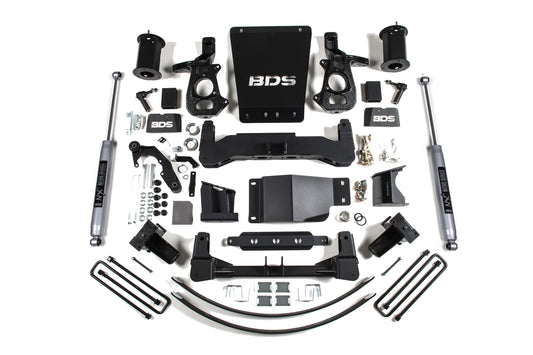 BDS SUSPENSION 8 Inch Lift Kit - Chevy Silverado Or GMC Sierra 1500 (14-18) 4WD BDS743H