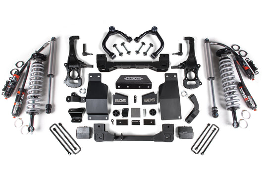 BDS SUSPENSION 6 Inch Lift Kit - FOX 2.5 Performance Elite Coil-Over - Chevy Silverado Or GMC Sierra 1500 (19-24) 4WD - Diesel BDS784FPE