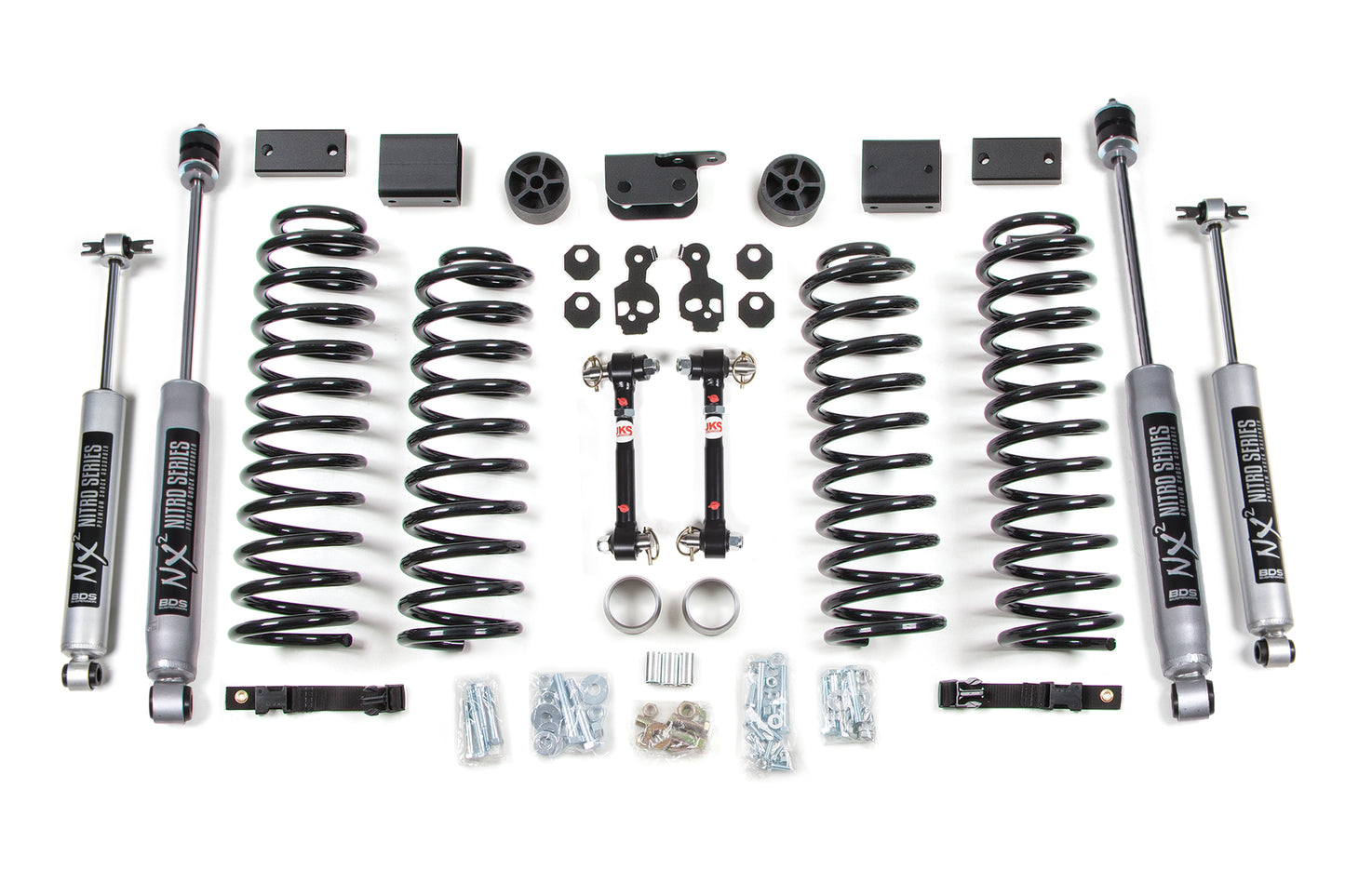 BDS SUSPENSION 3 Inch Lift Kit - Jeep Wrangler JK (12-18) 4-Door BDS1403H