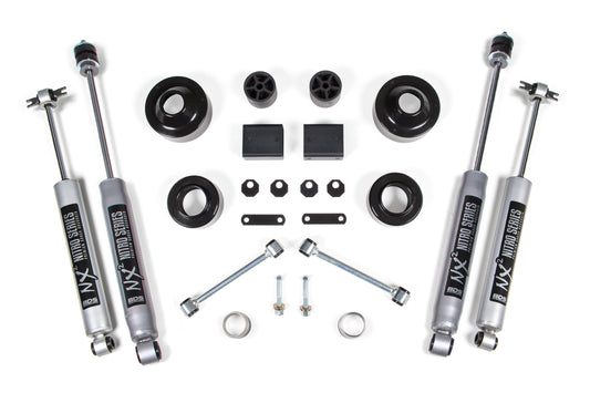 BDS SUSPENSION 2 Inch Lift Kit - Coil Spacer - Jeep Wrangler JK (12-18) 2-Door BDS1429H