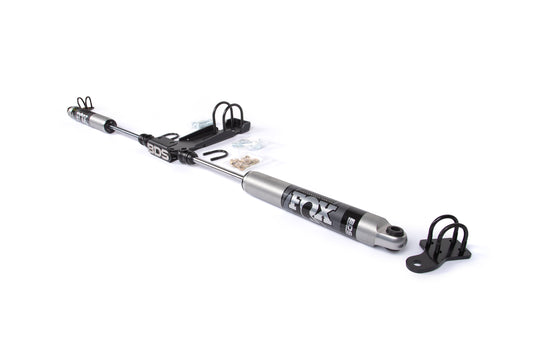 BDS SUSPENSION Dual Steering Stabilizer Kit W/ FOX 2.0 Performance Shocks - Jeep Wrangler JK (07-18) BDS2027DF