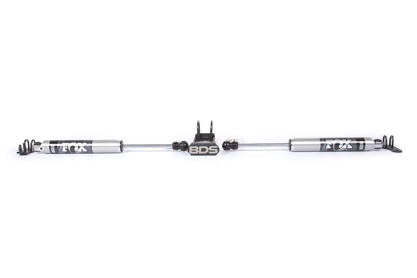 BDS SUSPENSION Dual Steering Stabilizer Kit W/ FOX 2.0 Performance Shocks - Jeep Wrangler TJ (97-06)- Cherokee XJ (84-01)- Grand Cherokee ZJ (93-98) BDS2028DF