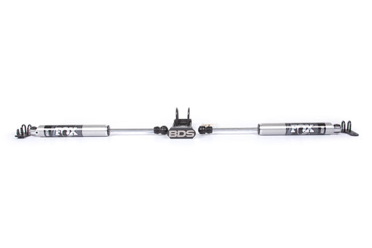 BDS SUSPENSION Dual Steering Stabilizer Kit W/ FOX 2.0 Performance Shocks - Jeep Wrangler TJ (97-06)- Cherokee XJ (84-01)- Grand Cherokee ZJ (93-98) BDS2028DF