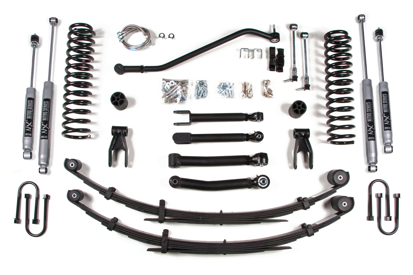 BDS SUSPENSION 4.5 Inch Lift Kit - Jeep Cherokee XJ (84-01) BDS435H