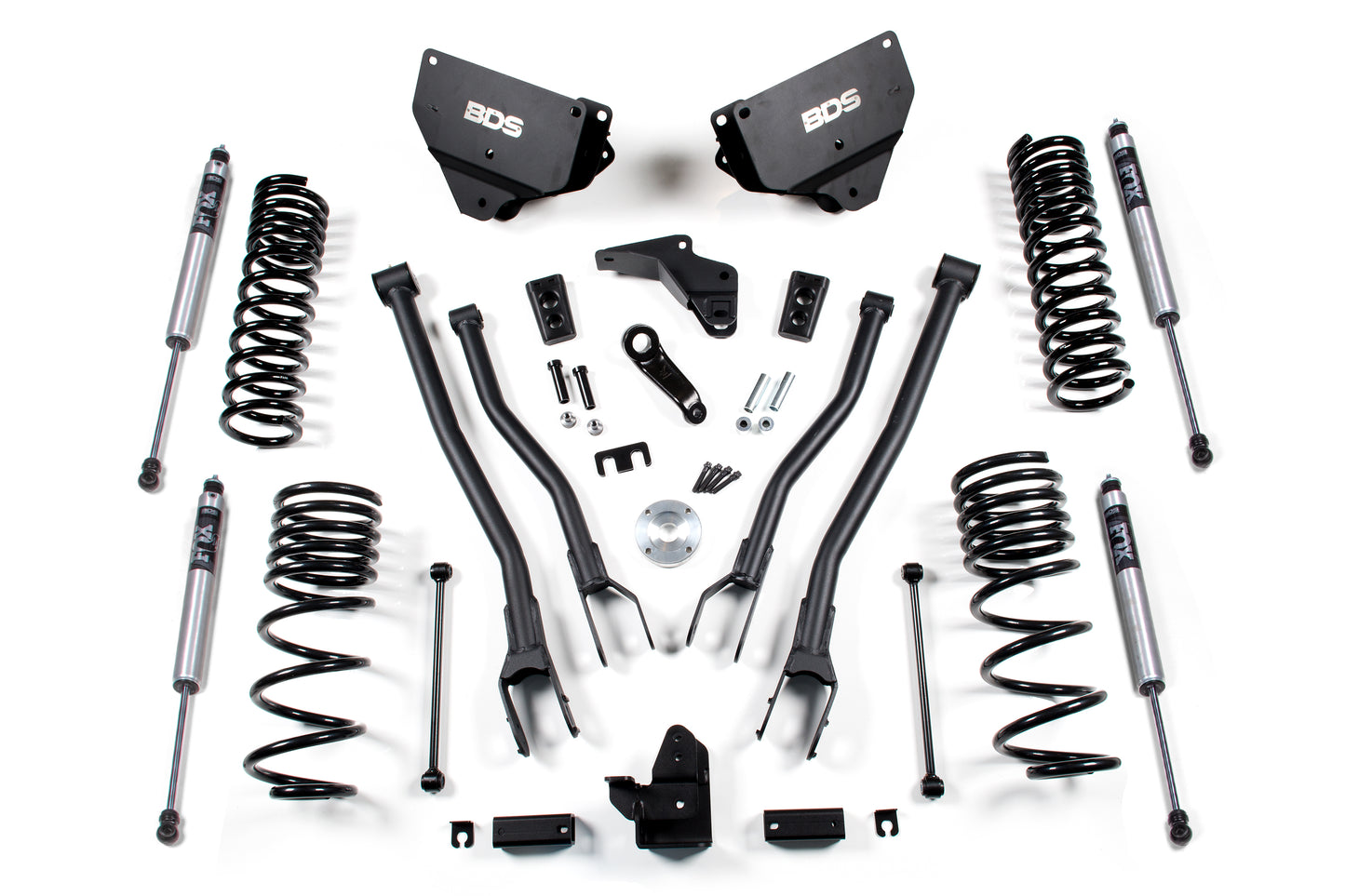 BDS SUSPENSION 4 Inch Lift Kit W/ 4-Link - Ram 2500 (14-18) 4WD - Gas BDS1611FS