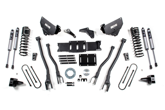 BDS SUSPENSION 5.5 Inch Lift Kit W/ 4-Link - Ram 3500 (13-18) 4WD - Gas BDS1608FS