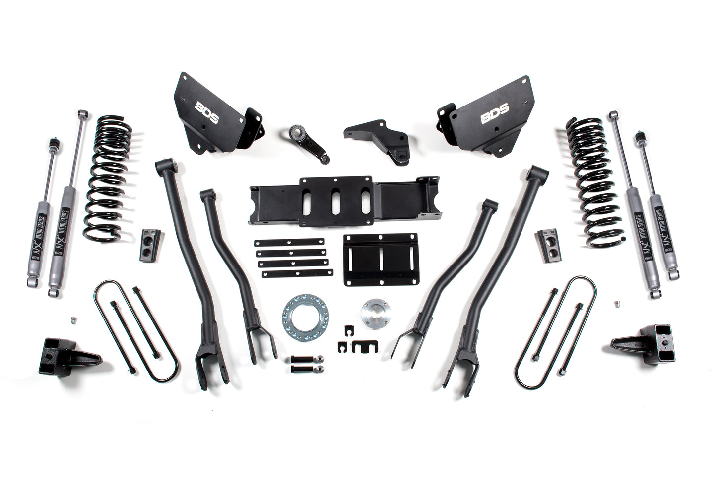 BDS SUSPENSION 6 Inch Lift Kit W/ 4-Link - Ram 3500 (13-18) 4WD - Diesel BDS1782FPE