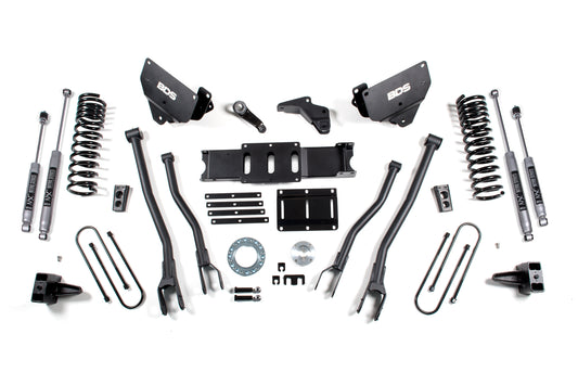 BDS SUSPENSION 5.5 Inch Lift Kit W/ 4-Link - Ram 3500 (13-18) 4WD - Gas BDS1780FPE