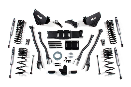 BDS SUSPENSION 6 Inch Lift Kit W/ 4-Link - Ram 2500 (14-18) 4WD - Diesel BDS1604FS