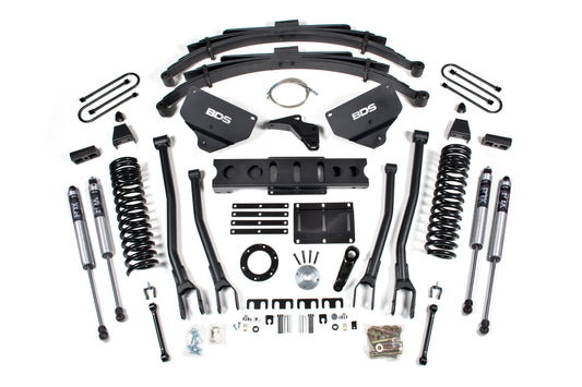 BDS SUSPENSION 8 Inch Lift Kit W/ 4-Link - Ram 3500 (13-18) 4WD - Diesel BDS1614FS