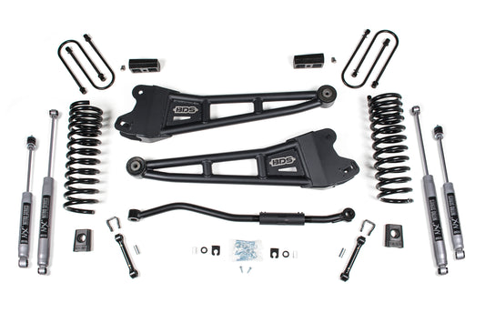 BDS SUSPENSION 3 Inch Lift Kit W/ Radius Arm - Ram 3500 (13-18) 4WD - Diesel BDS1622H