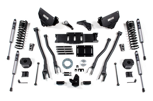 BDS SUSPENSION 6 Inch Lift Kit W/ 4-Link - Ram 2500 W/ Rear Air Ride (14-18) 4WD - Diesel BDS1628FS