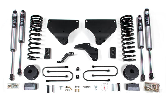 BDS SUSPENSION 4 Inch Lift Kit - Ram 3500 W/ Rear Air Ride (13-18) 4WD - Diesel BDS1643FS