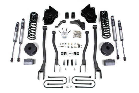 BDS SUSPENSION 4 Inch Lift Kit W/ 4-Link - Ram 3500 W/ Rear Air Ride (13-18) 4WD - Gas BDS1646FS