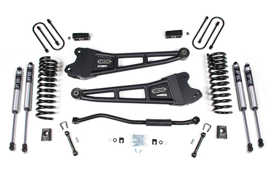 BDS SUSPENSION 3 Inch Lift Kit W/ Radius Arm - Ram 3500 (19-24) 4WD - Diesel BDS1654FS