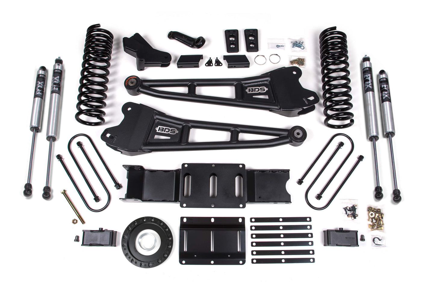 BDS SUSPENSION 4 Inch Lift Kit W/ Radius Arm - Ram 3500 (19-24) 4WD - Diesel BDS1658FS