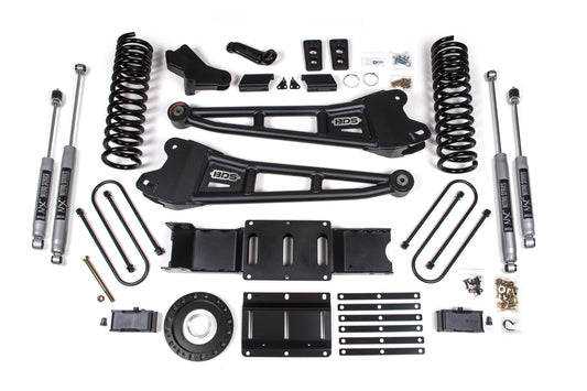 BDS SUSPENSION 4 Inch Lift Kit W/ Radius Arm - Ram 3500 (19-24) 4WD - Diesel BDS1658H