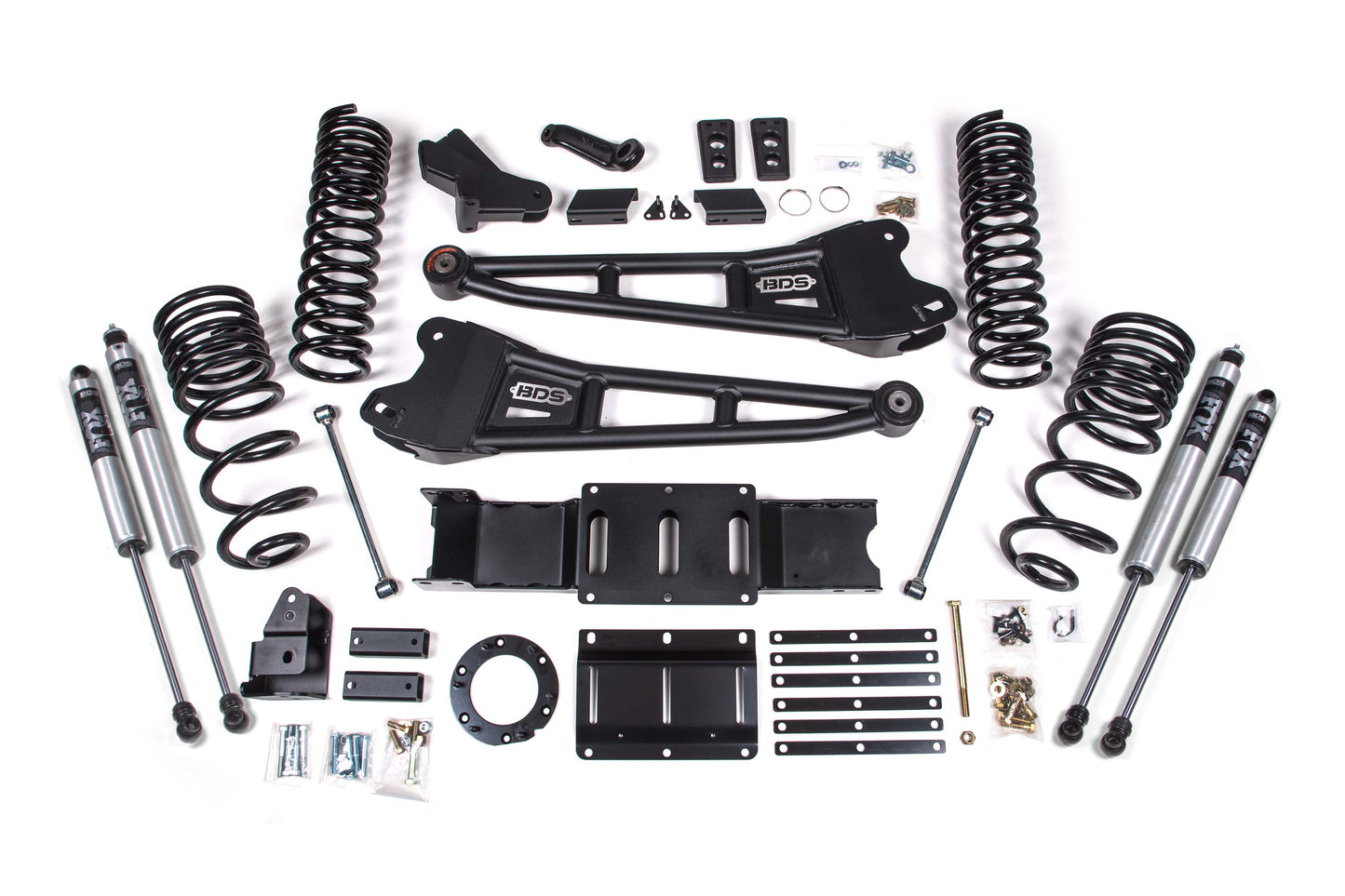 BDS SUSPENSION 4 Inch Lift Kit W/ Radius Arm - Ram 2500 (19-24) 4WD - Diesel BDS1660FS