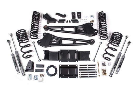 BDS SUSPENSION 4 Inch Lift Kit W/ Radius Arm - Ram 2500 (19-24) 4WD - Diesel BDS1660H