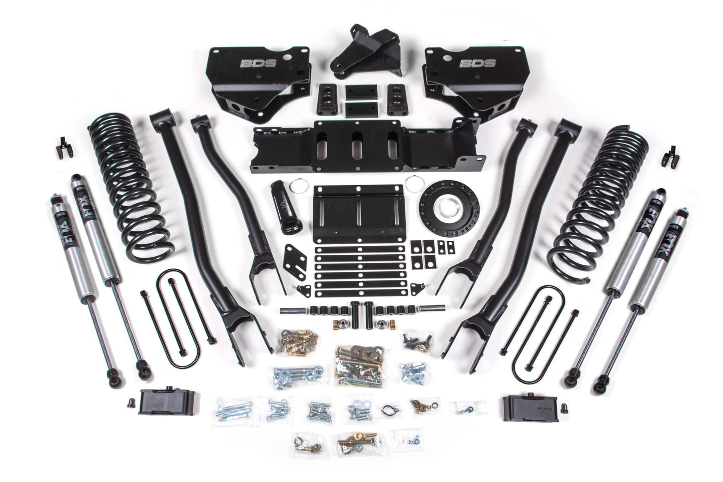 BDS SUSPENSION 4 Inch Lift Kit W/ 4-Link - Ram 3500 (19-24) 4WD - Diesel BDS1668FS