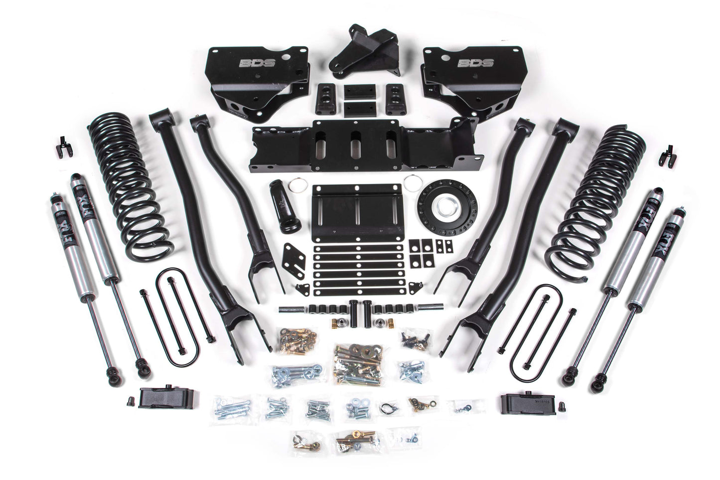 BDS SUSPENSION 4 Inch Lift Kit W/ 4-Link - Ram 3500 (19-24) 4WD - Diesel BDS1673FS