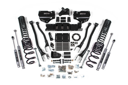 BDS SUSPENSION 4 Inch Lift Kit W/ 4-Link - Ram 2500 (19-24) 4WD - Gas BDS1675H