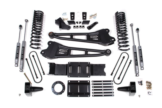 BDS SUSPENSION 6 Inch Lift Kit W/ Radius Arm - Ram 3500 (19-24) 4WD - Diesel BDS1682H