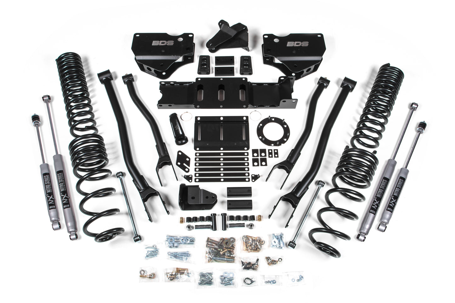 BDS SUSPENSION 6 Inch Lift Kit W/ 4-Link - Ram 2500 (19-24) 4WD - Diesel BDS1688H