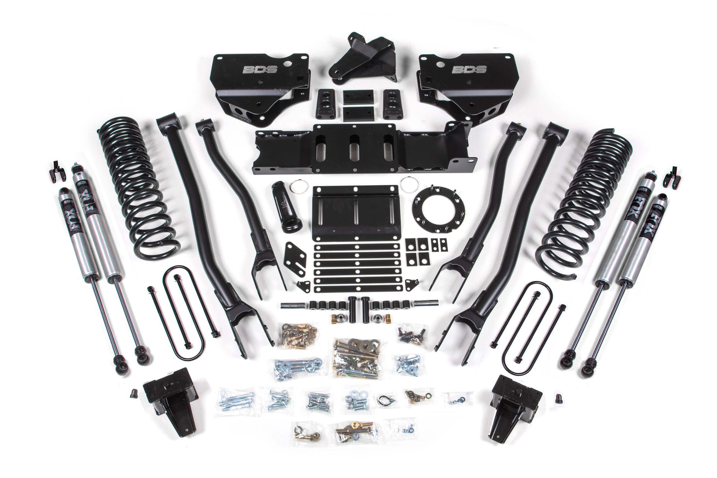 BDS SUSPENSION 5.5 Inch Lift Kit W/ 4-Link - Ram 3500 (19-24) 4WD - Gas BDS1694FS