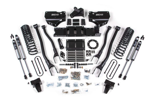 BDS SUSPENSION 6 Inch Lift Kit W/ 4-Link - Ram 3500 (19-24) 4WD - Diesel BDS1691FS