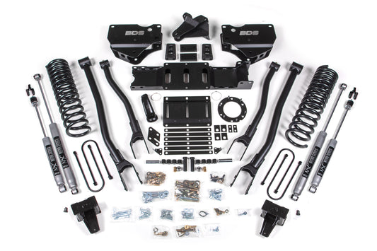 BDS SUSPENSION 5.5 Inch Lift Kit W/ 4-Link - Ram 3500 (19-24) 4WD - Gas BDS1694H