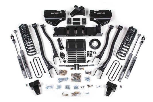 BDS SUSPENSION 6 Inch Lift Kit W/ 4-Link - Ram 3500 (19-24) 4WD - Diesel BDS1692H