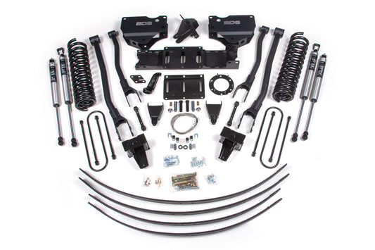 BDS SUSPENSION 8 Inch Lift Kit W/ 4-Link - Ram 3500 (19-24) 4WD - Diesel BDS1728FS