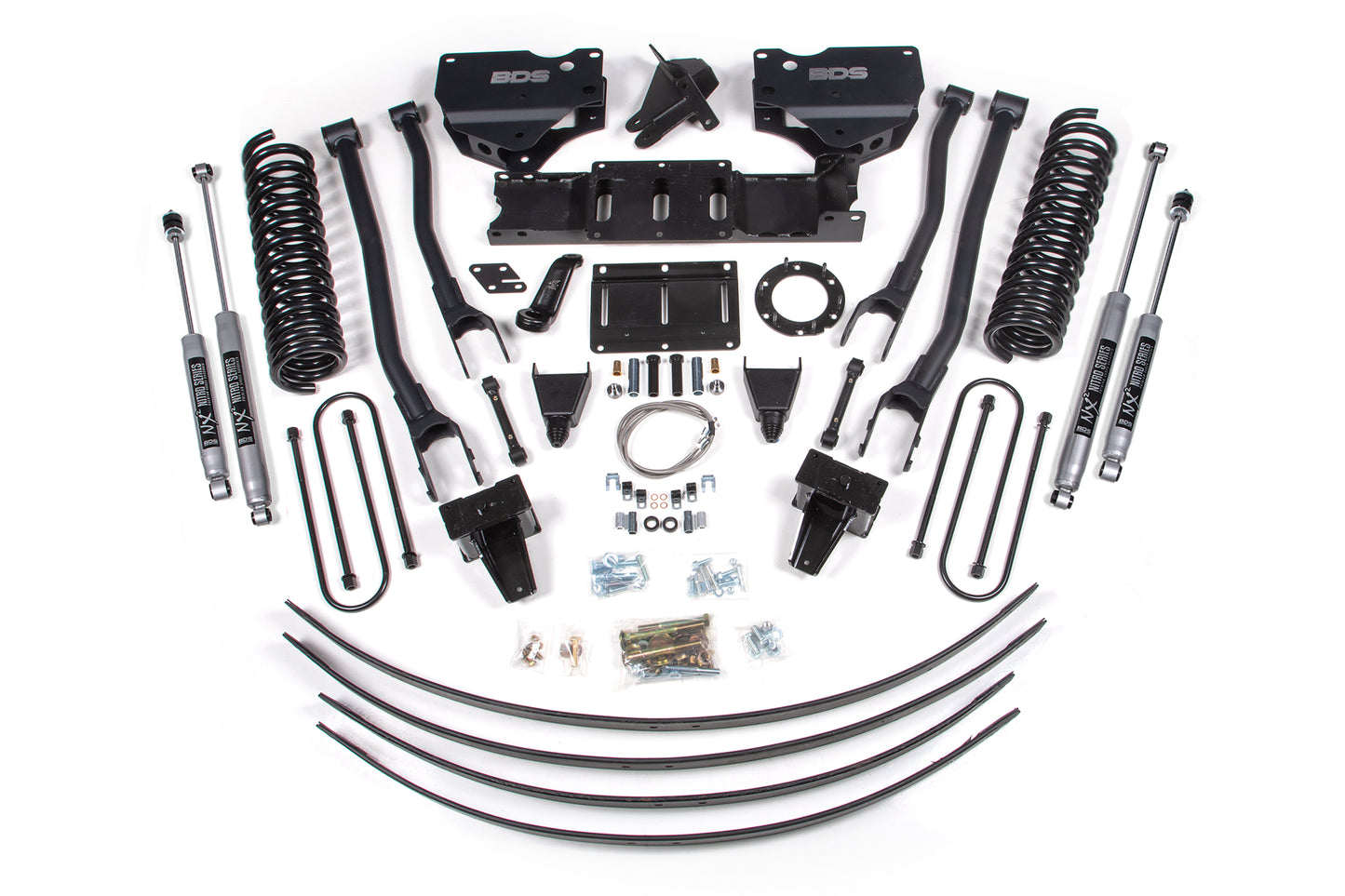BDS SUSPENSION 8 Inch Lift Kit W/ 4-Link - Ram 3500 (19-24) 4WD - Diesel BDS1728H