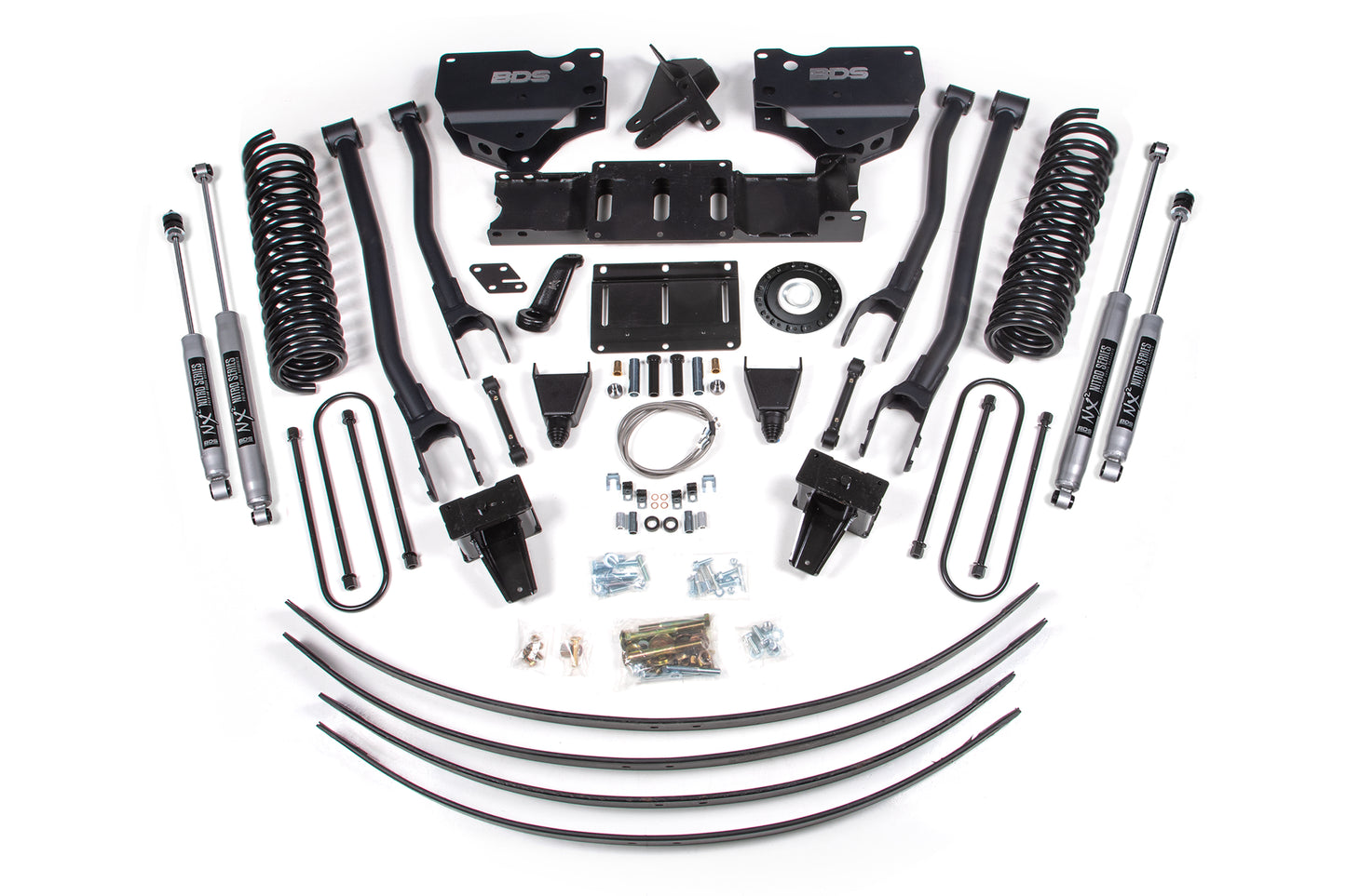 BDS SUSPENSION 8 Inch Lift Kit W/ 4-Link - Ram 3500 (19-24) 4WD - Diesel BDS1731H