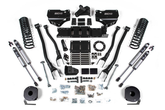 BDS SUSPENSION 5.5 Inch Lift Kit W/ 4-Link - Ram 2500 W/ Rear Air Ride (19-24) 4WD - Gas BDS1739FS