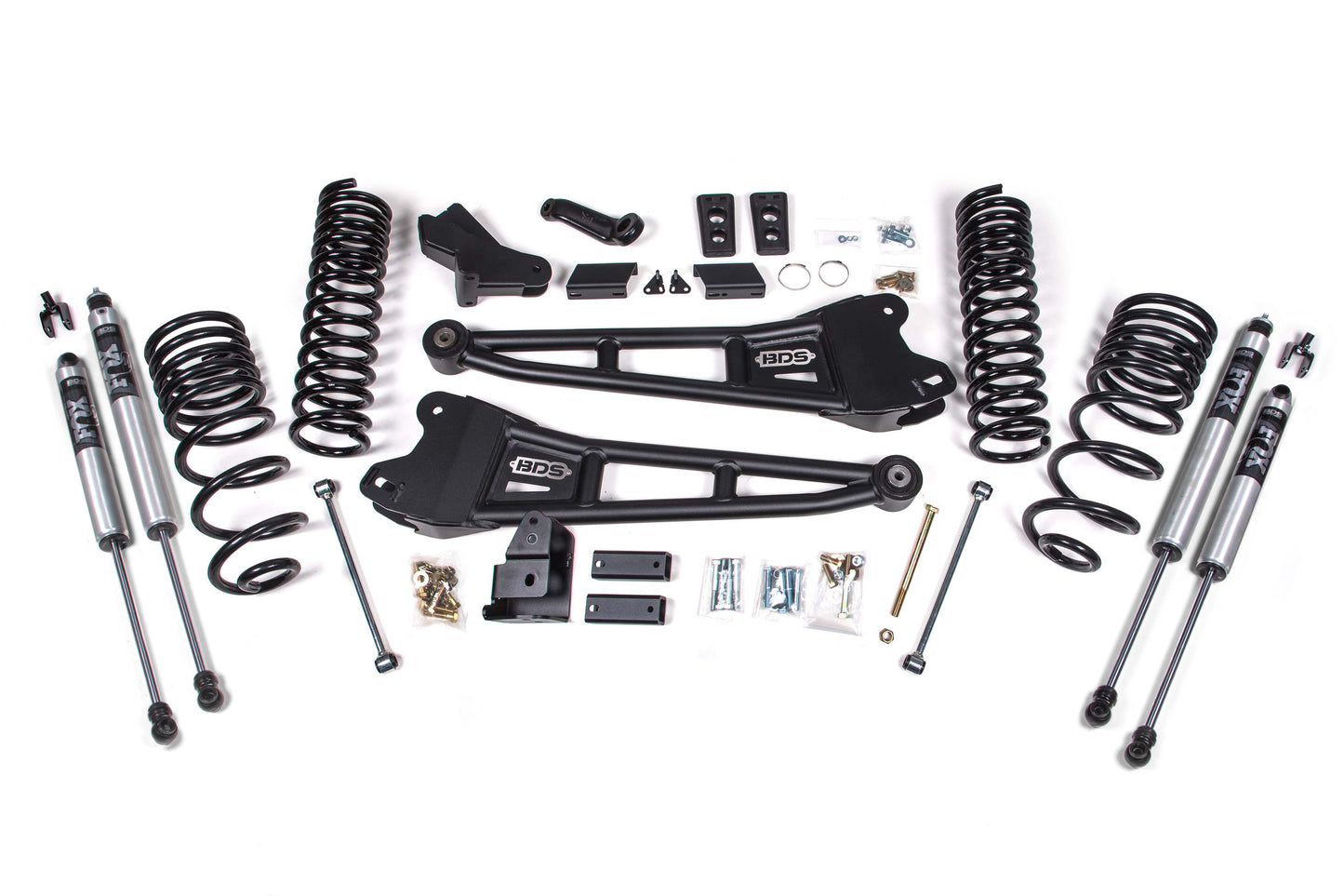 BDS SUSPENSION 4 Inch Lift Kit W/ Radius Arm - Ram 2500 (14-18) 4WD - Diesel BDS1762FS