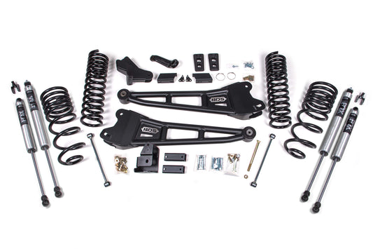 BDS SUSPENSION 4 Inch Lift Kit W/ Radius Arm - Ram 2500 (14-18) 4WD - Diesel BDS1762FS