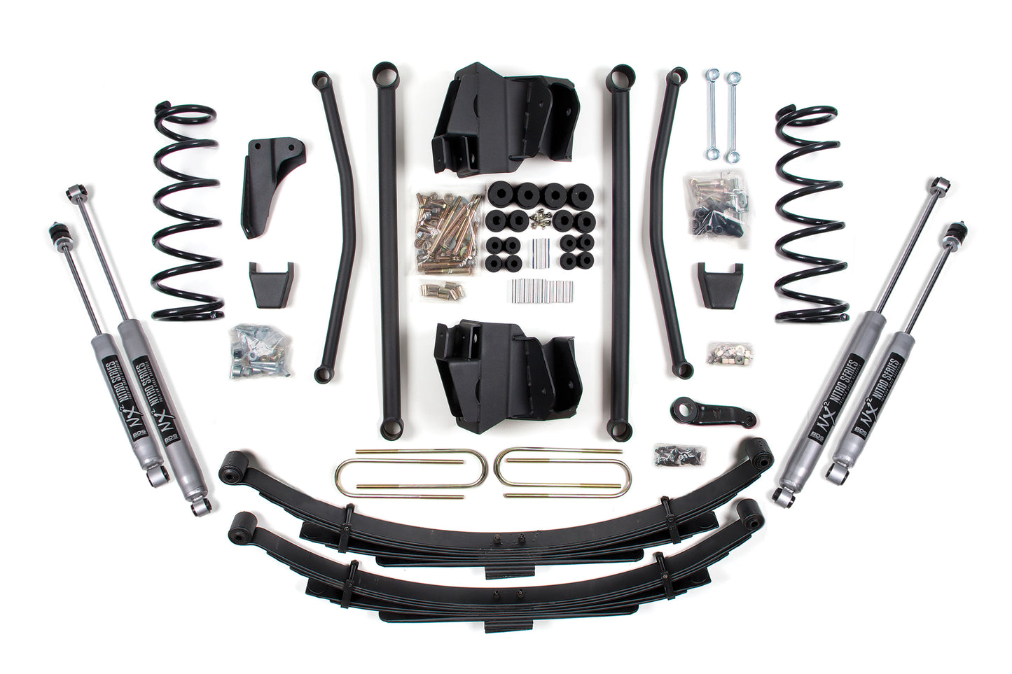 BDS SUSPENSION 4 Inch Lift Kit - Long Arm - Dodge Ram 2500 Power Wagon (09-13) 4WD - Gas BDS1772H