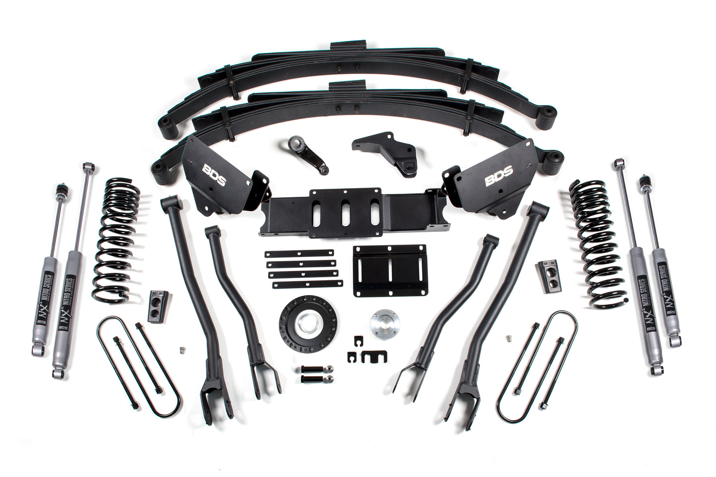 BDS SUSPENSION 6 Inch Lift Kit W/ 4-Link - Ram 3500 (13-18) 4WD - Diesel BDS1784H