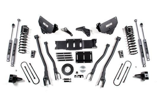 BDS SUSPENSION 6 Inch Lift Kit W/ 4-Link - Ram 3500 (13-18) 4WD - Diesel BDS1785H