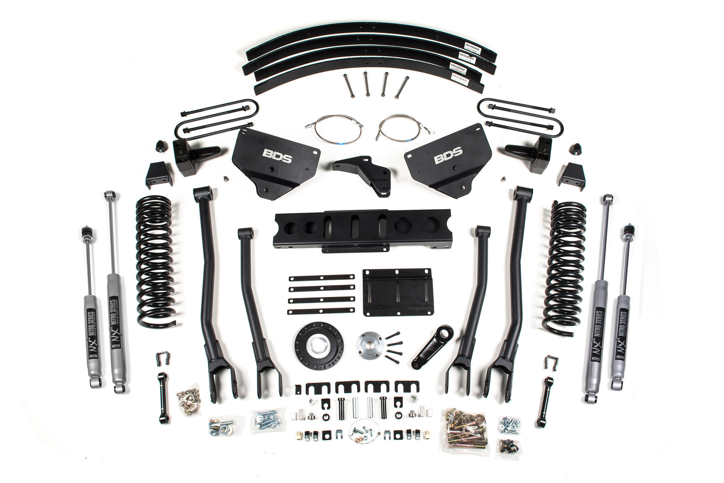 BDS SUSPENSION 8 Inch Lift Kit W/ 4-Link - Ram 3500 (13-18) 4WD - Diesel BDS1791H
