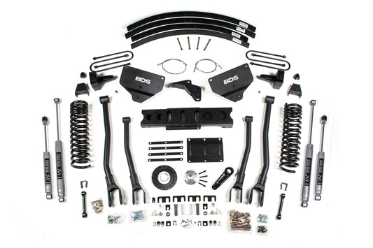 BDS SUSPENSION 8 Inch Lift Kit W/ 4-Link - Ram 3500 (13-18) 4WD - Diesel BDS1791H