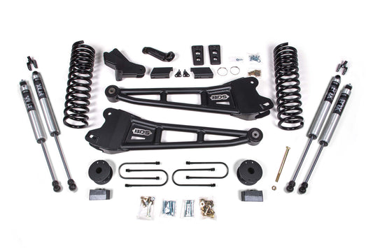 BDS SUSPENSION 4 Inch Lift Kit W/ Radius Arm - Ram 3500 W/ Rear Air Ride (13-18) 4WD - Gas BDS1793FS
