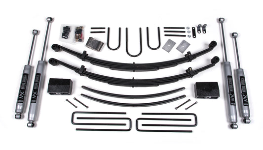 BDS SUSPENSION 5 Inch Lift Kit - Dodge W100/W200 (69-73) 4WD BDS200H